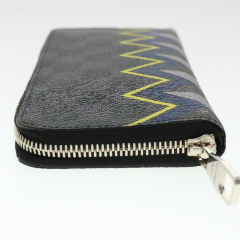 LOUIS VUITTON Damier Graphite Zippy Wallet Vertical Wallet N61253 LV 38889 - Logoexplore - Image 3
