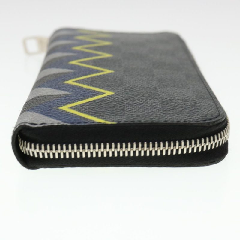 LOUIS VUITTON Damier Graphite Zippy Wallet Vertical Wallet N61253 LV 38889 - Logoexplore - Image 4