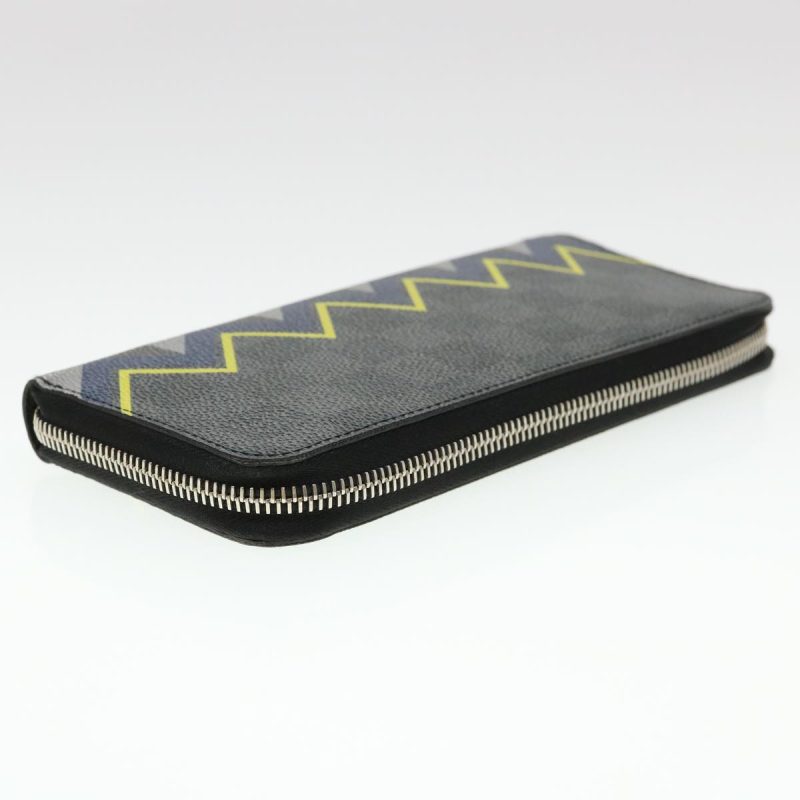 LOUIS VUITTON Damier Graphite Zippy Wallet Vertical Wallet N61253 LV 38889 - Logoexplore - Image 5