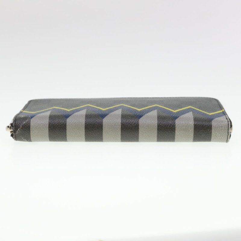 LOUIS VUITTON Damier Graphite Zippy Wallet Vertical Wallet N61253 LV 38889 - Logoexplore - Image 6