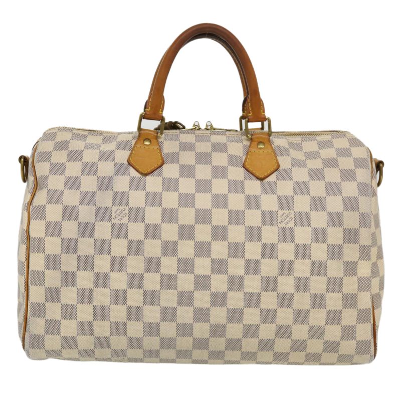 LOUIS VUITTON Damier Azur Speedy Bandouliere 35 Hand Bag N41002  39036 - Logoexplore - Image 2