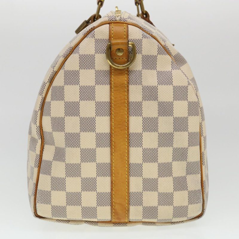 LOUIS VUITTON Damier Azur Speedy Bandouliere 35 Hand Bag N41002  39036 - Logoexplore - Image 3