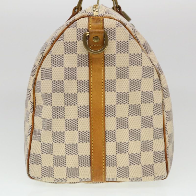 LOUIS VUITTON Damier Azur Speedy Bandouliere 35 Hand Bag N41002  39036 - Logoexplore - Image 4