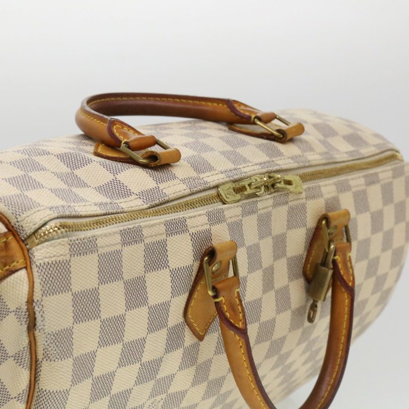 LOUIS VUITTON Damier Azur Speedy Bandouliere 35 Hand Bag N41002  39036 - Logoexplore - Image 6