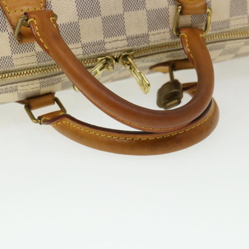 LOUIS VUITTON Damier Azur Speedy Bandouliere 35 Hand Bag N41002  39036 - Logoexplore - Image 7