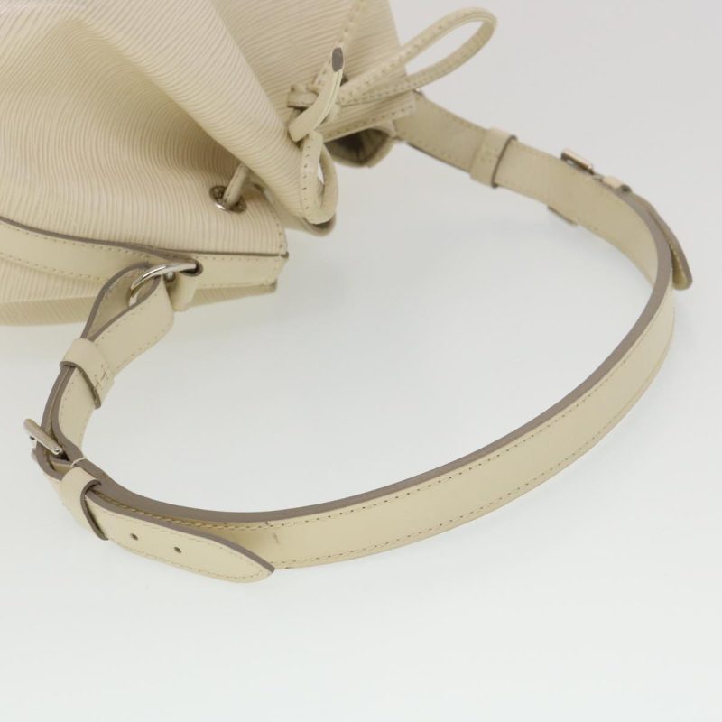 LOUIS VUITTON Epi Petit Noe Shoulder Bag White Yvoire M4084J  39066 - Logoexplore - Image 8