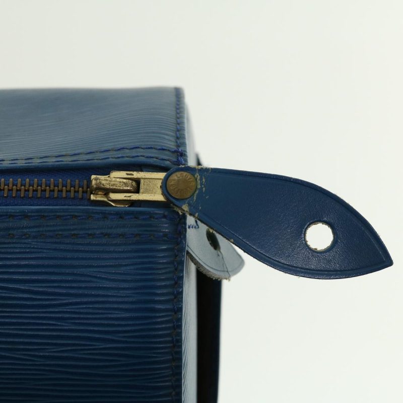 LOUIS VUITTON Epi Speedy 30 Hand Bag Toledo Blue M43005 LV 39078 - Logoexplore - Image 9