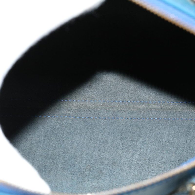 LOUIS VUITTON Epi Speedy 30 Hand Bag Toledo Blue M43005 LV 39078 - Logoexplore - Image 10