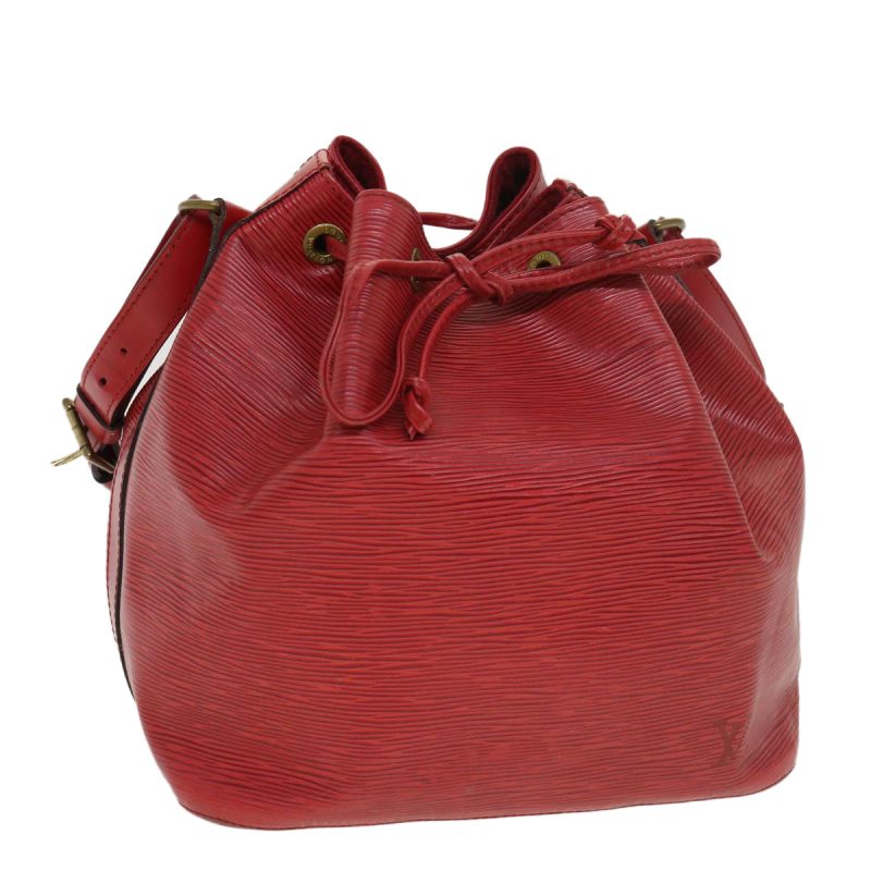 LOUIS VUITTON Epi Petit Noe Shoulder Bag Red M44107 LV  39185 - Logoexplore