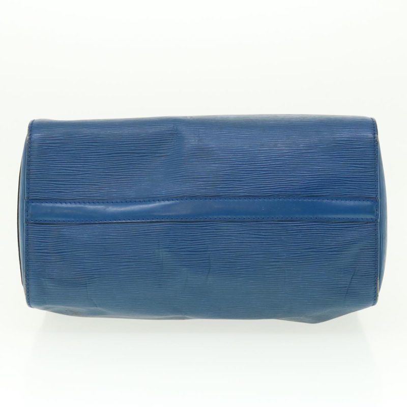 LOUIS VUITTON Epi Speedy 30 Hand Bag Toledo Blue M43005  39413 - Logoexplore - Image 5