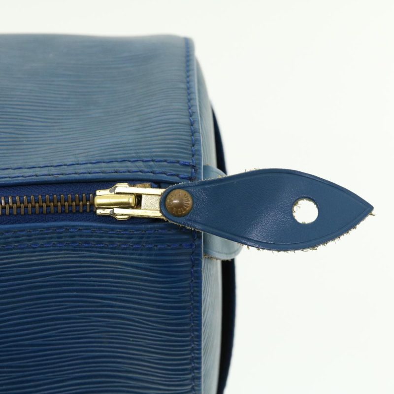 LOUIS VUITTON Epi Speedy 30 Hand Bag Toledo Blue M43005  39413 - Logoexplore - Image 10