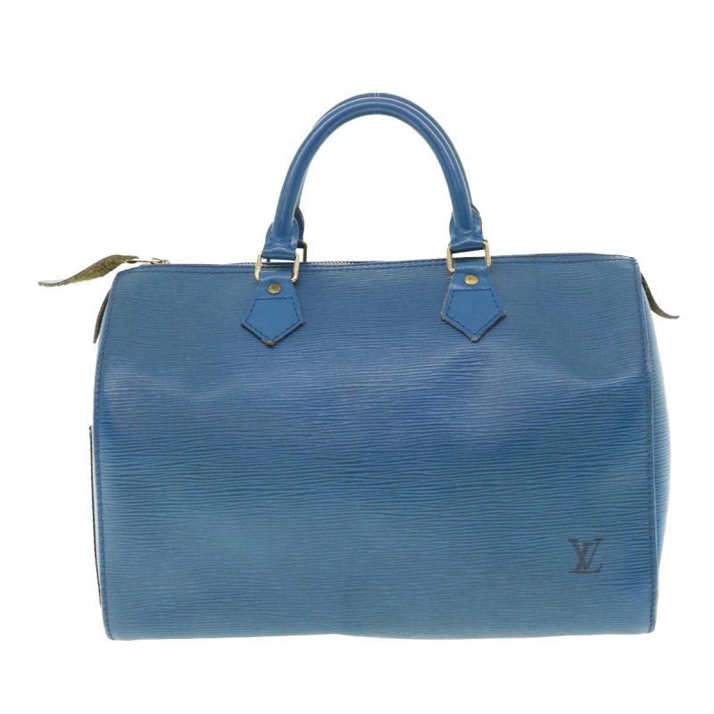 LOUIS VUITTON Epi Speedy 30 Hand Bag Toledo Blue M43005  39413 - Logoexplore - Image 2