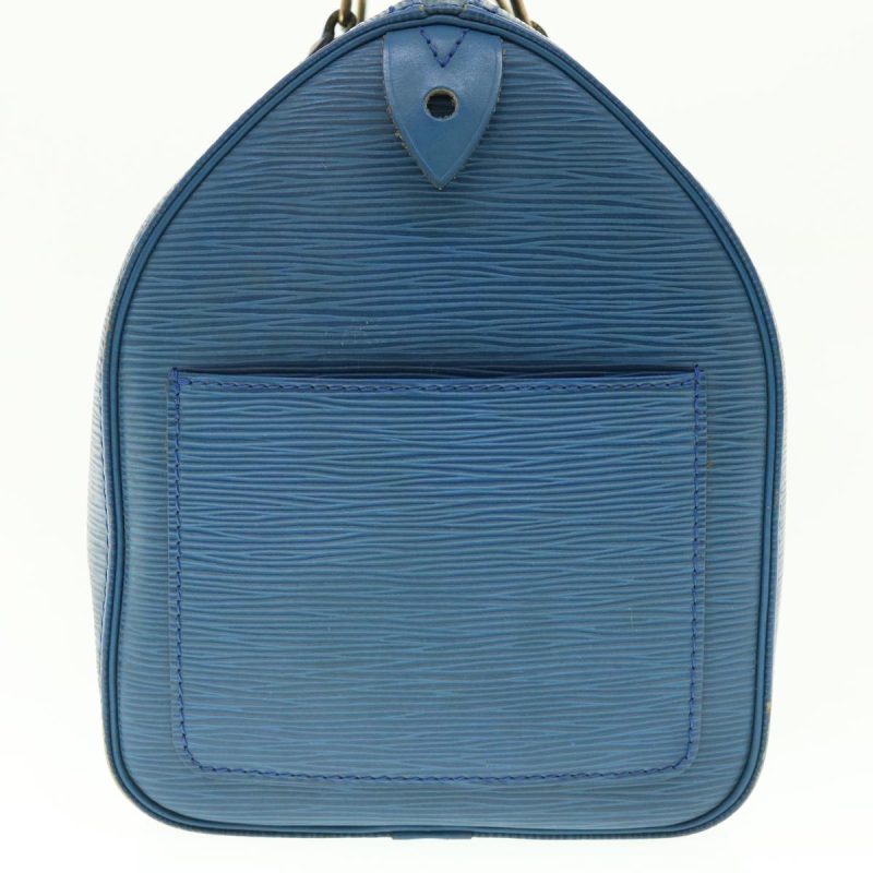 LOUIS VUITTON Epi Speedy 30 Hand Bag Toledo Blue M43005  39413 - Logoexplore - Image 3