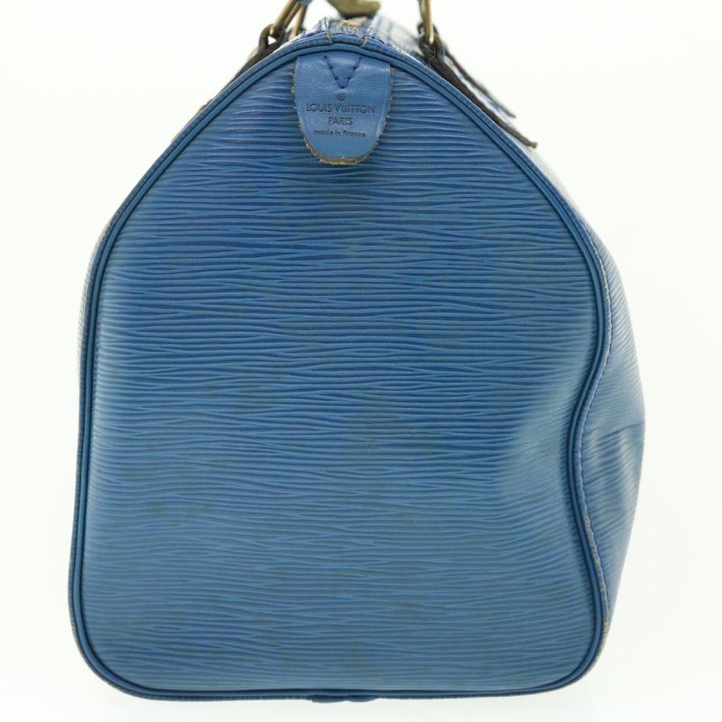 LOUIS VUITTON Epi Speedy 30 Hand Bag Toledo Blue M43005  39413 - Logoexplore - Image 4