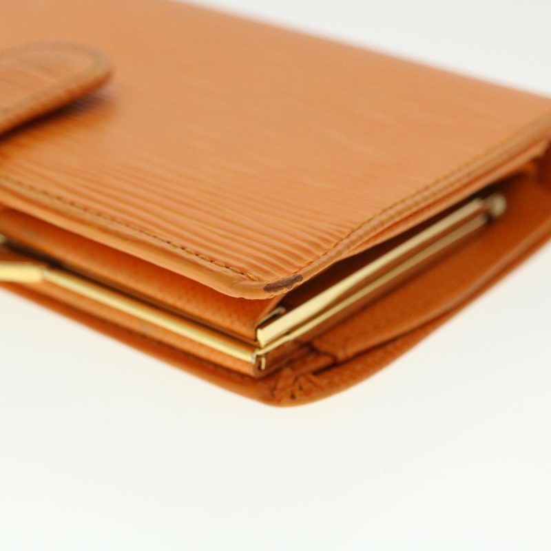 LOUIS VUITTON Epi Porte Monnaie Billets Viennois Wallet Orange - Logoexplore - Image 7