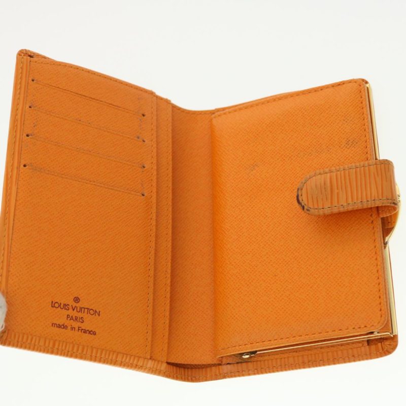 LOUIS VUITTON Epi Porte Monnaie Billets Viennois Wallet Orange - Logoexplore - Image 8