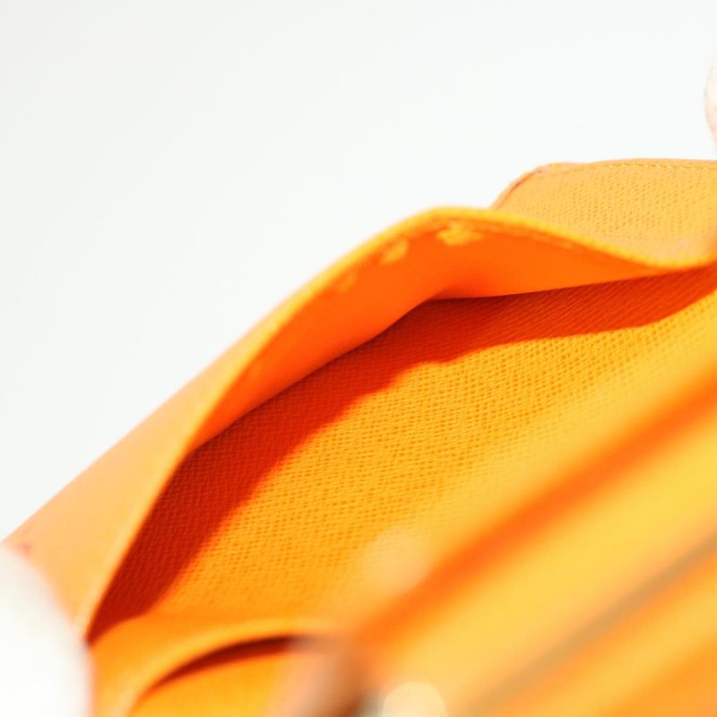 LOUIS VUITTON Epi Porte Monnaie Billets Viennois Wallet Orange - Logoexplore - Image 10