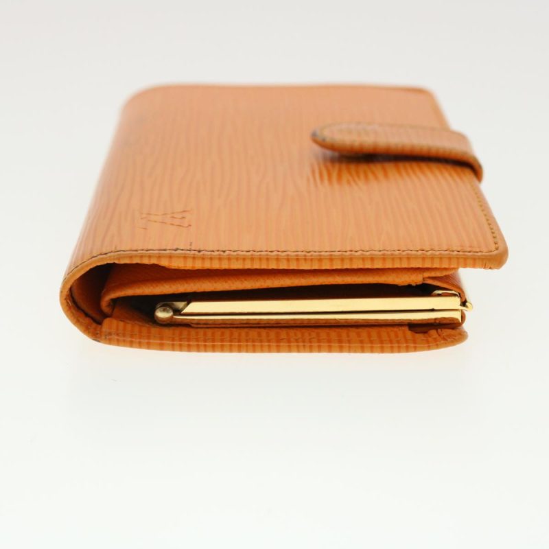 LOUIS VUITTON Epi Porte Monnaie Billets Viennois Wallet Orange - Logoexplore - Image 3