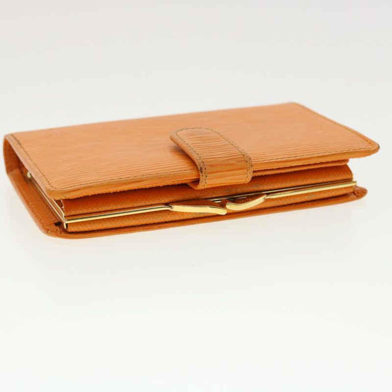 LOUIS VUITTON Epi Porte Monnaie Billets Viennois Wallet Orange - Logoexplore - Image 6