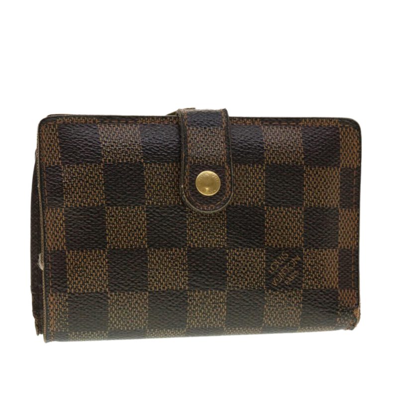 LOUIS VUITTON Damier Ebene Portefeuille Viennois Wallet N61674 LV 39496 - Logoexplore