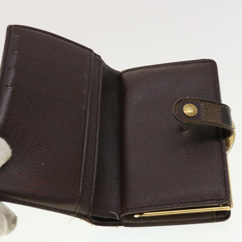 LOUIS VUITTON Damier Ebene Portefeuille Viennois Wallet N61674 LV 39496 - Logoexplore - Image 8