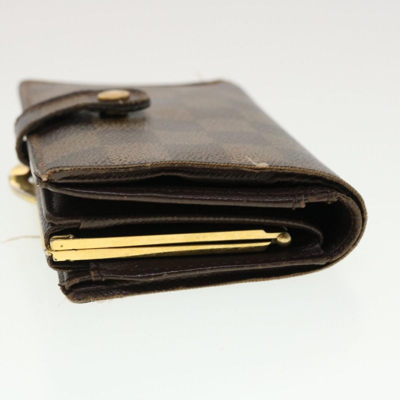 LOUIS VUITTON Damier Ebene Portefeuille Viennois Wallet N61674 LV 39496 - Logoexplore - Image 4