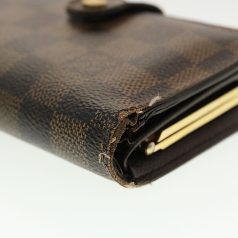 LOUIS VUITTON Damier Ebene Portefeuille Viennois Wallet N61674 LV 39496 - Logoexplore - Image 7