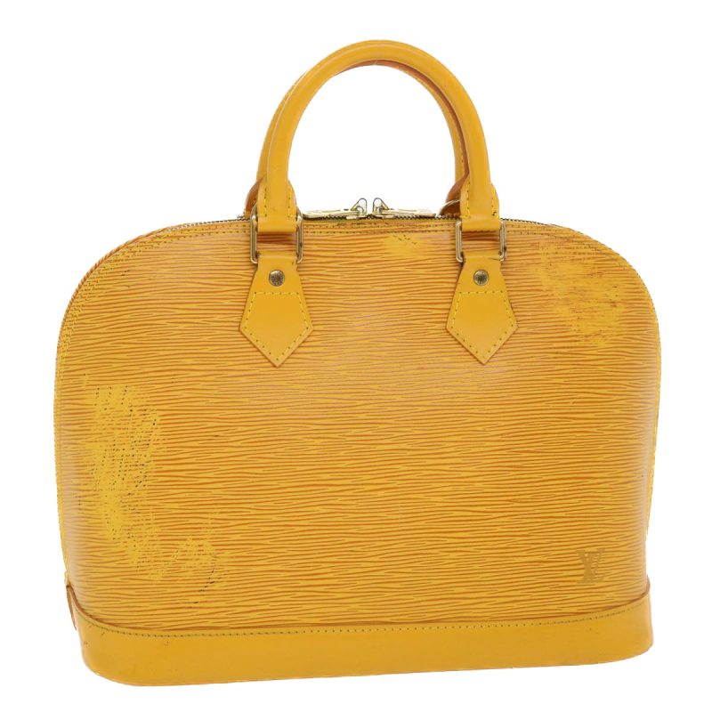 LOUIS VUITTON Epi Alma Hand Bag Tassili Yellow M52149  39561 - Logoexplore