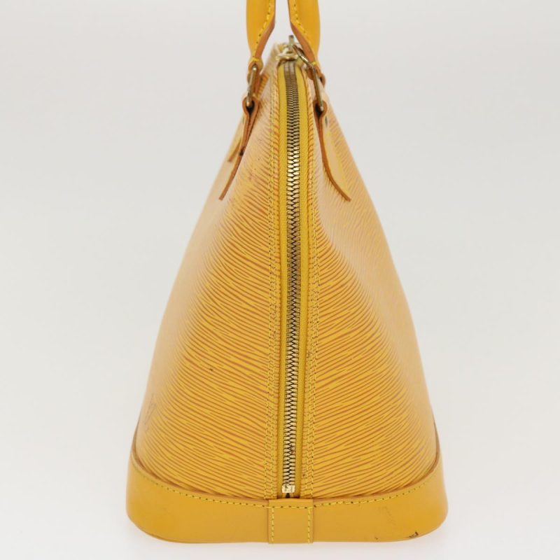 LOUIS VUITTON Epi Alma Hand Bag Tassili Yellow M52149  39561 - Logoexplore - Image 4