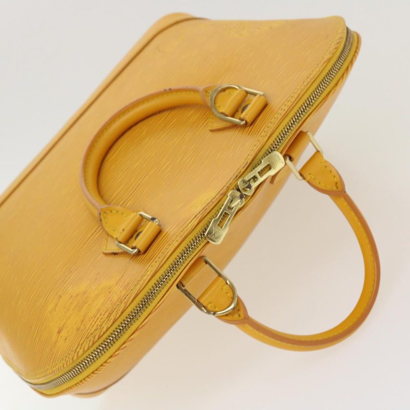 LOUIS VUITTON Epi Alma Hand Bag Tassili Yellow M52149  39561 - Logoexplore - Image 6