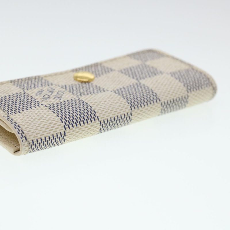 LOUIS VUITTON Damier Azur Multi Cles 4 Key Case N60020 LV 39675 - Logoexplore - Image 5