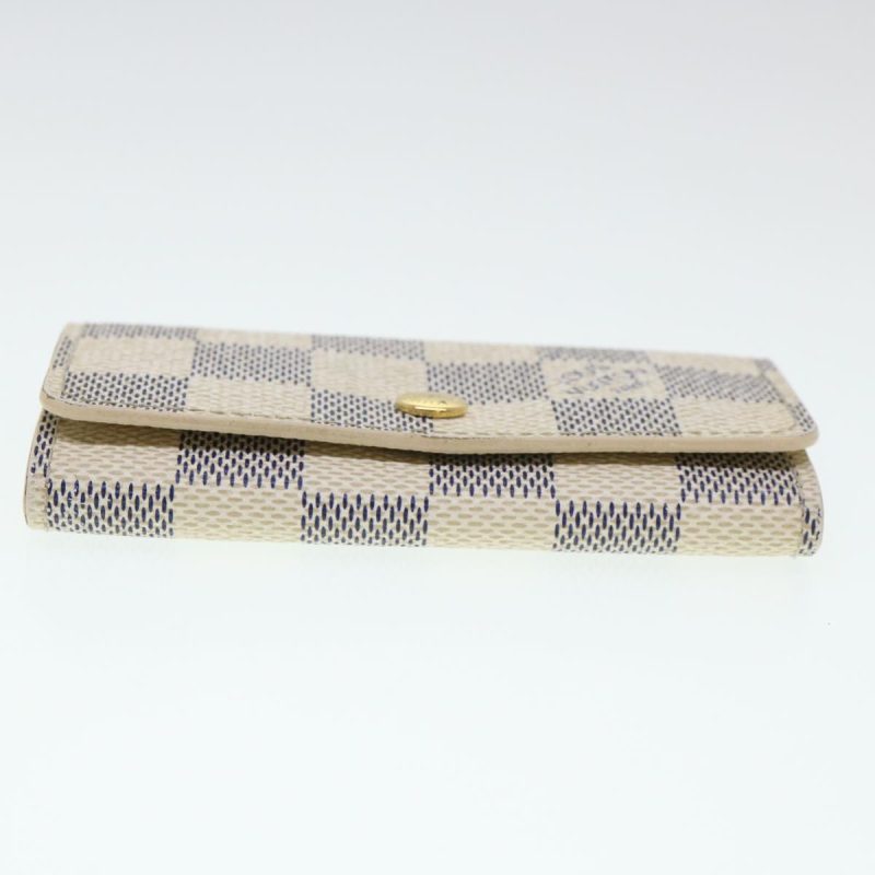 LOUIS VUITTON Damier Azur Multi Cles 4 Key Case N60020 LV 39675 - Logoexplore - Image 6