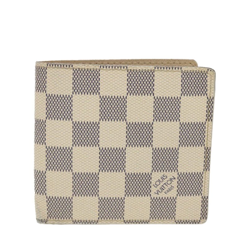 LOUIS VUITTON Damier Azur Porte Feuille Marco Bifold Wallet N60018  39919 - Logoexplore - Image 2