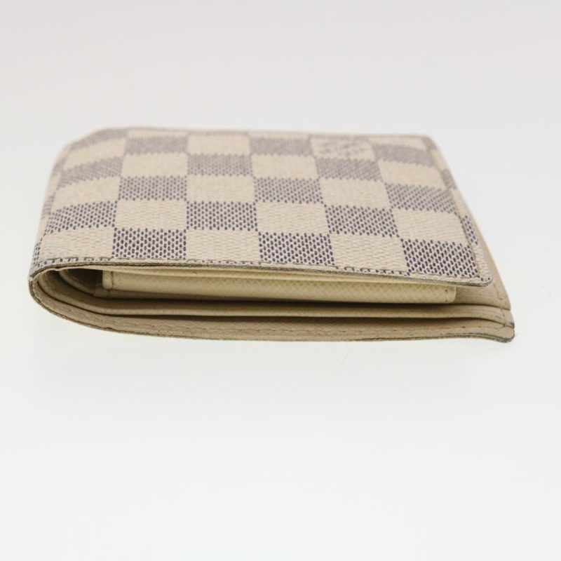 LOUIS VUITTON Damier Azur Porte Feuille Marco Bifold Wallet N60018  39919 - Logoexplore - Image 3