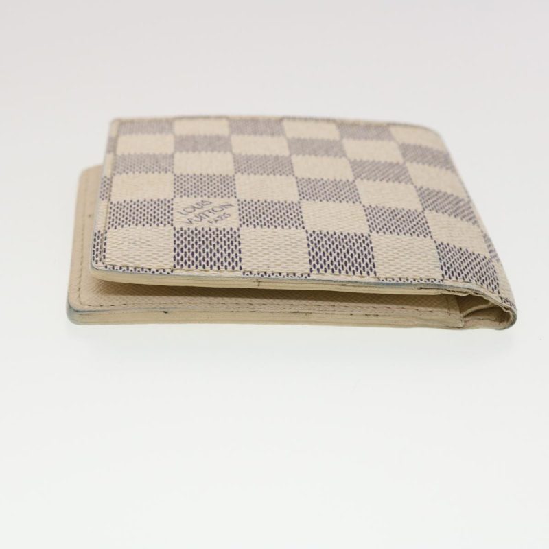 LOUIS VUITTON Damier Azur Porte Feuille Marco Bifold Wallet N60018  39919 - Logoexplore - Image 4