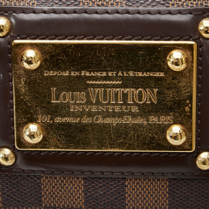 LOUIS VUITTON Damier Ebene Berkeley Handbag - Logoexplore - Image 7