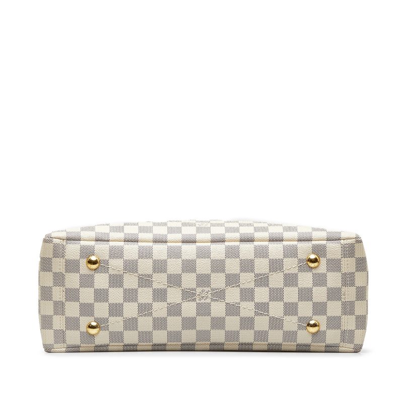 LOUIS VUITTON Damier Azur Lymington Satchel - Logoexplore - Image 4