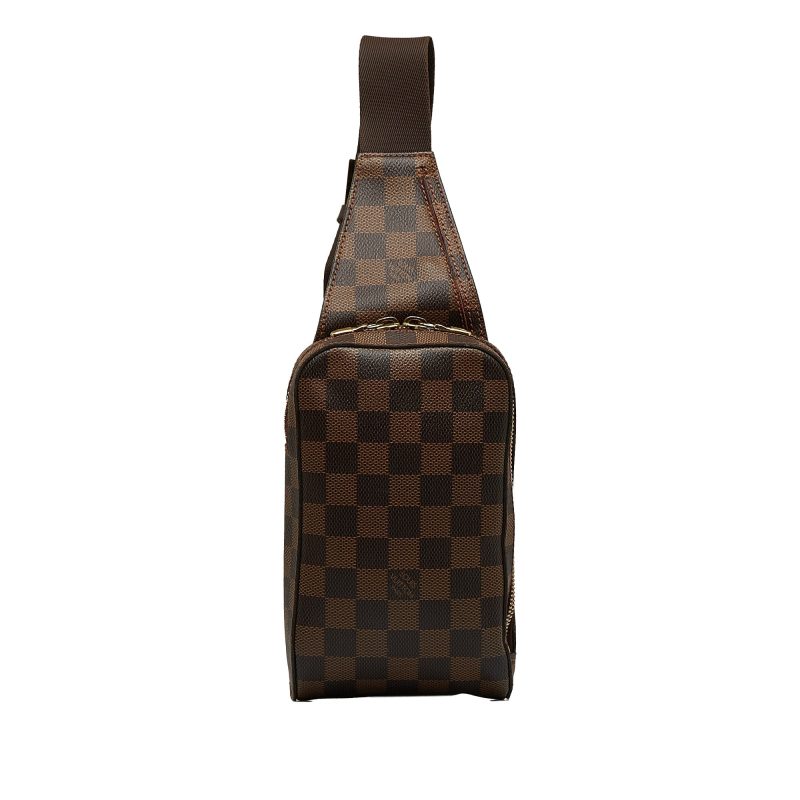 LOUIS VUITTON Damier Ebene Geronimos Crossbody Bag - Logoexplore