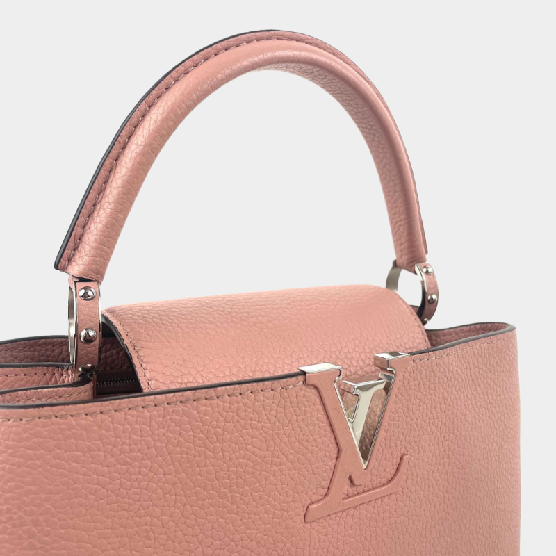 LOUIS VUITTON Capucines MM Taurillon Leather Pink - Logoexplore - Image 5
