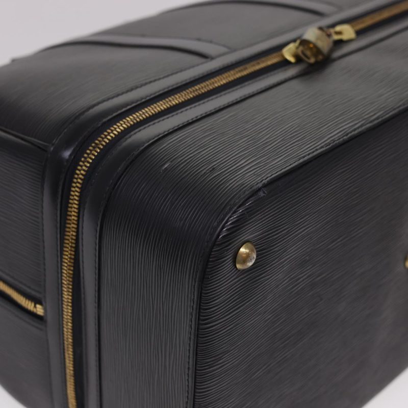 LOUIS VUITTON Epi Sac Sports Boston Bag SPO Black  40014 - Logoexplore - Image 9