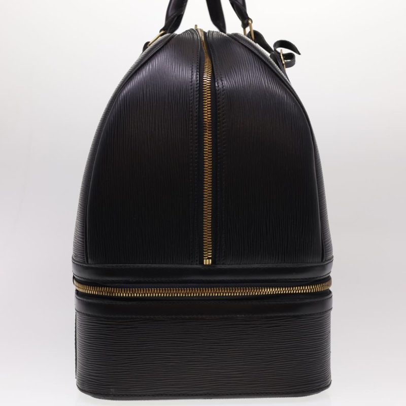LOUIS VUITTON Epi Sac Sports Boston Bag SPO Black  40014 - Logoexplore - Image 4