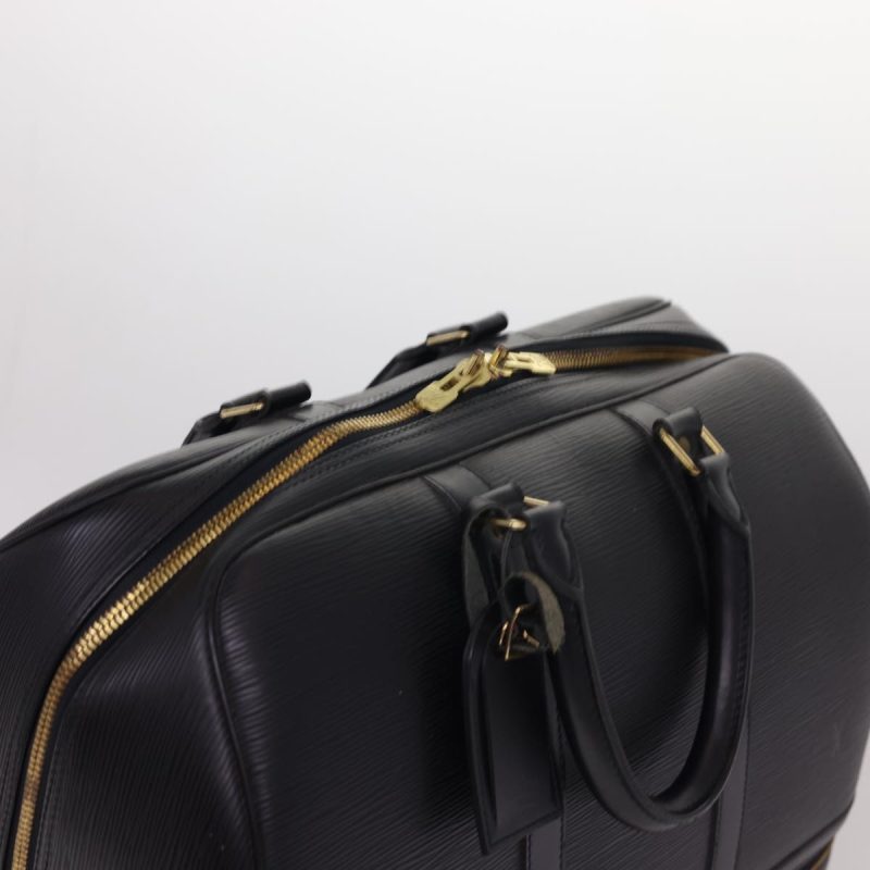 LOUIS VUITTON Epi Sac Sports Boston Bag SPO Black  40014 - Logoexplore - Image 6