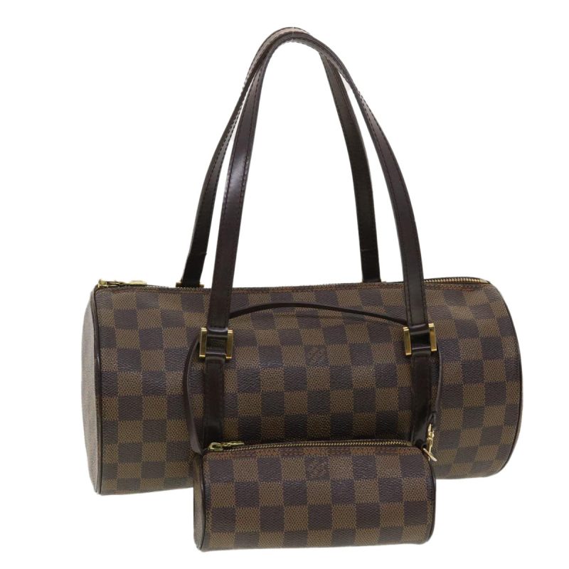 LOUIS VUITTON Damier Ebene Papillon 30 Hand Bag N51303  40022 - Logoexplore