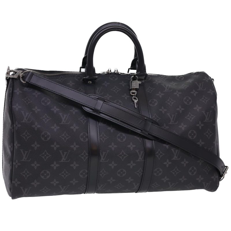 LOUIS VUITTON Eclipse Keepall Bandouliere 45 Boston Bag M43278 LV  40033A - Logoexplore