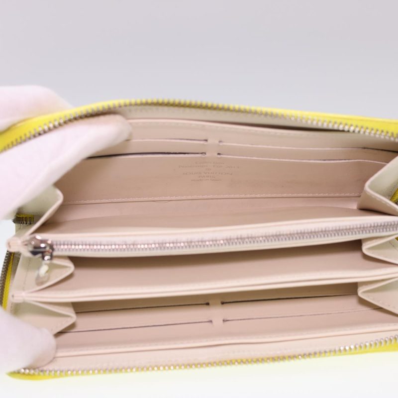 LOUIS VUITTON Damier Facet Zippy Wallet Long Wallet Yellow M94401  40171 - Logoexplore - Image 9