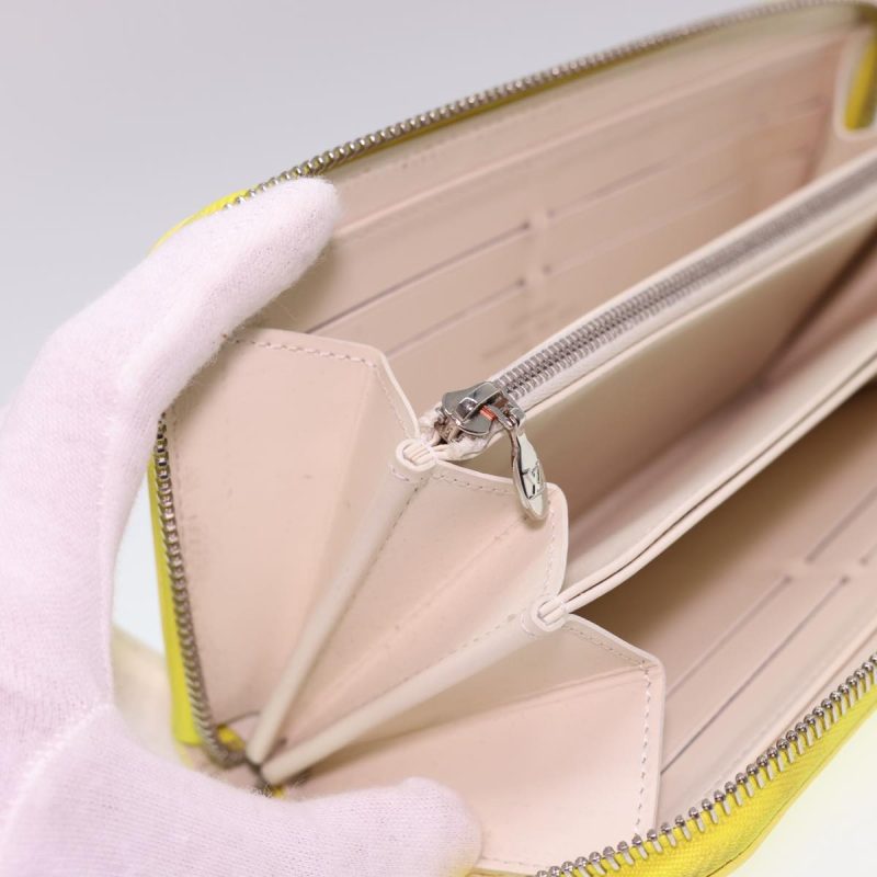 LOUIS VUITTON Damier Facet Zippy Wallet Long Wallet Yellow M94401  40171 - Logoexplore - Image 10