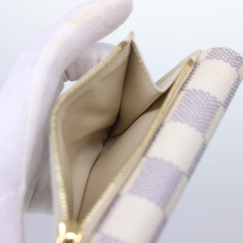 LOUIS VUITTON Damier Azur Portefeuille Anais Trifold Wallet N63241  40180 - Logoexplore - Image 8