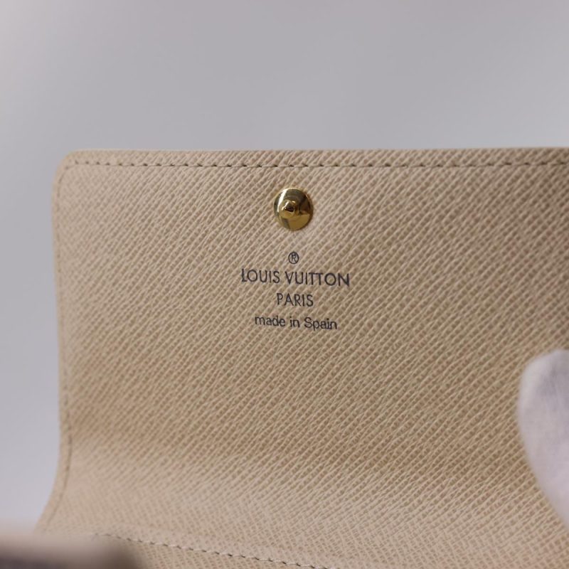 LOUIS VUITTON Damier Azur Portefeuille Anais Trifold Wallet N63241  40180 - Logoexplore - Image 9