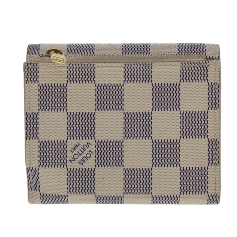 LOUIS VUITTON Damier Azur Portefeuille Anais Trifold Wallet N63241  40180 - Logoexplore - Image 2