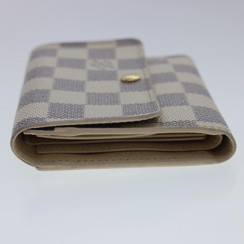 LOUIS VUITTON Damier Azur Portefeuille Anais Trifold Wallet N63241  40180 - Logoexplore - Image 3